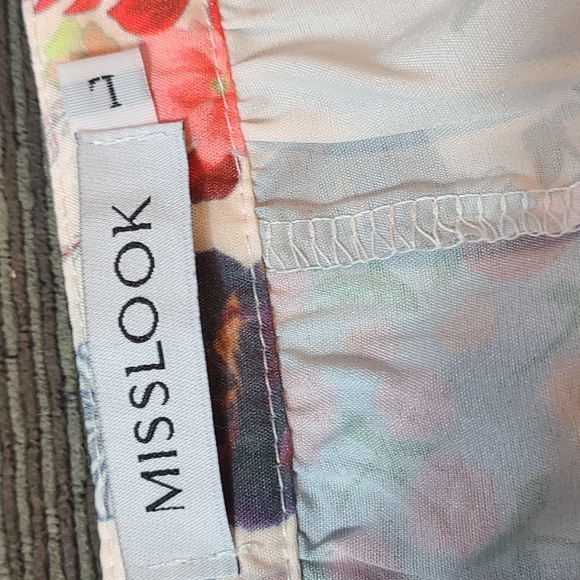 Misslook Bohemian Print Blouse NWOT - Picture 9 of 14